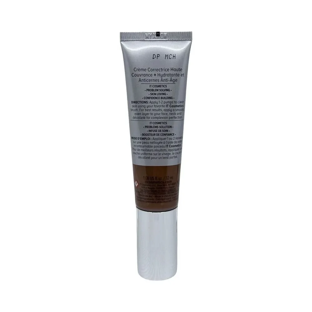 IT Cosmetics CC+ Color Correcting Full Coverage Cream - SPF 50 - Deep Mocha